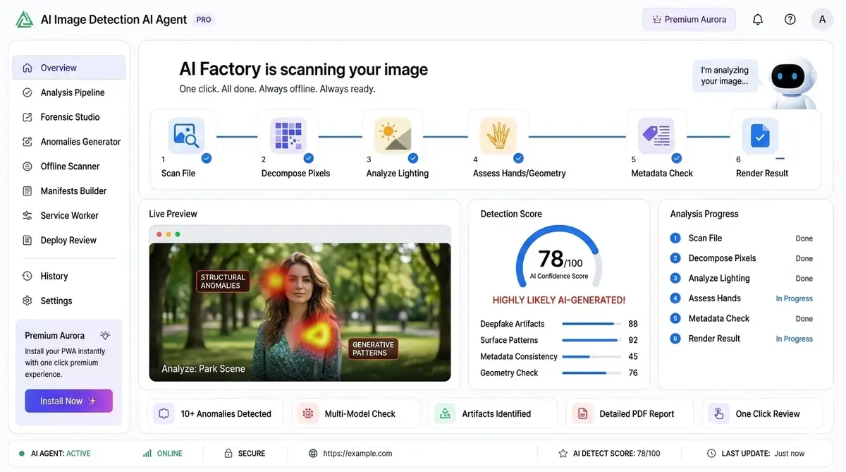AI dental scanning dashboard — example of the AI tool software